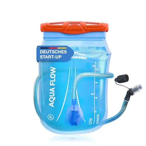 Alpenwert Trinkbeutel 2L/3L mit Trinkschlauch für Outdoor