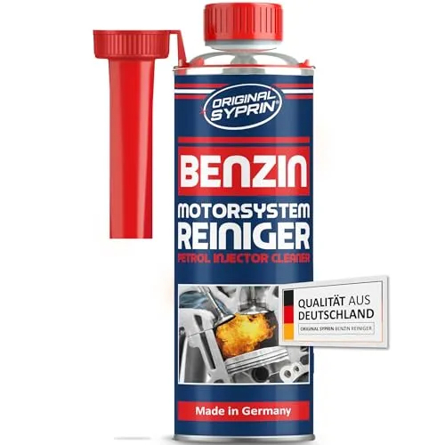SYPRIN Kraftstoffsystem Reiniger 500ml - Benzin Reiniger für Benzinmotoren, Systemreiniger entfernt Ablagerungen und reduziert Kraftstoffverbrauch