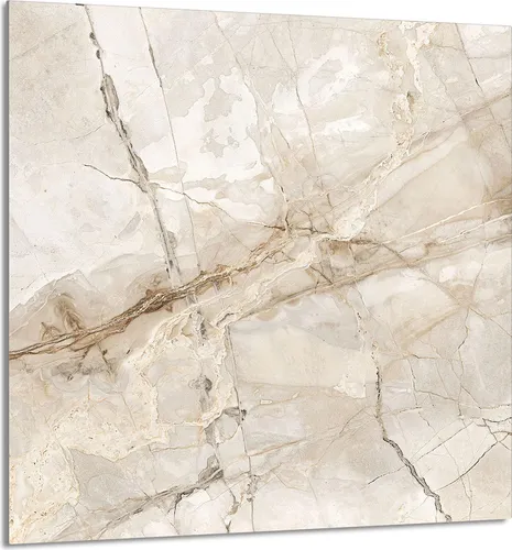 GLASPLATTE FÜR KÜCHE 60x65 Marmor