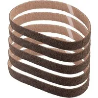 STAHLWERK Schleifvlies 5er Set – Grobe Körnung 40 x 760 mm - Hochwertiges Schleifvlies-Set mit grober Körnung für effizientes Schleifen und Polieren. Ideal für Metall, Holz und mehr – perfekt abgestimmt auf Rohrbandschleifer und andere Geräte.