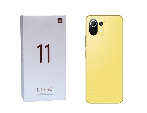 Xiaomi Mi 11 Lite 5G 128GB 8GB RAM Citrus Yellow Dual SIM Smartphone Gelb