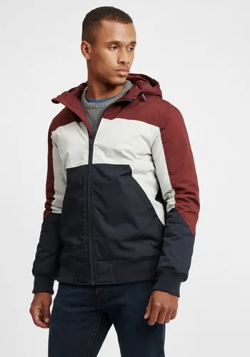 !Solid Bomberjacke SDThello Übergangsjacke mit Kapuze in Colorblock-Optik