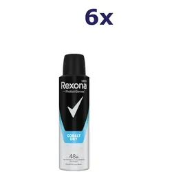 6x Rexona Deo-Spray – 150 ml – für Männer, Cobalt Dry von Rexona