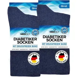 MEDOLY Diabetikersocken (6 Paar) ohne Gummibund von MEDOLY