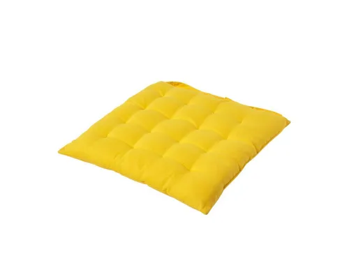 Homescapes Stuhlkissen Stuhlkissen gelb einzeln