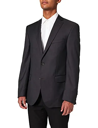Carl Gross Anzugsakko K-AMF-Shane SV grau 48 - Elegantes Anzugsakko aus 100% Schurwolle, ideal für Business- und Abendmode. Modern Fit und dehnbare Materialien sorgen für höchsten Tragekomfort.