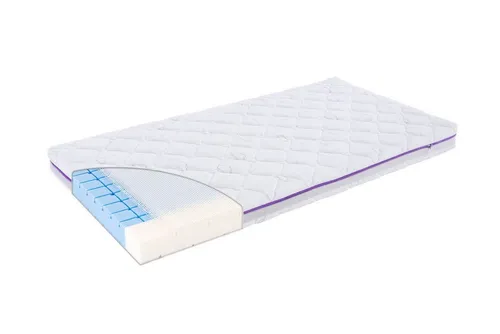 Träumeland Brise Gitterbettmatratze 70 x 120 cm – für einen erholsamen Schlaf - Die Träumeland Brise Gitterbettmatratze (70 x 120 cm) bietet eine atmungsaktive Liegefläche und integrierten Nässeschutz. Sie ist perfekt für Babys und Kleinkinder, sorgt für ein angenehmes Schlafklima und ist bis 60 Grad waschbar.