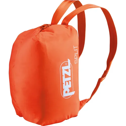 PETZL SPLIT Seilsack - Wanderrucksäcke mit 25 Litern Kapazität, ideal zum Transport von bis zu 120 m Seil. Rollverschluss und verstellbare Schulterträger für einfachen Transport und optimalen Schutz vor Staub und Abrieb.