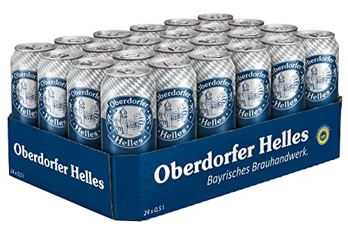 Oberdorfer Helles Bier 24x0,50 Liter Dosen