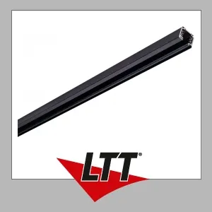 Eutrac 3-Phasen Stromschiene 3m, schwarz von Eutrac