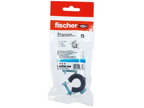 Fischer Gelenkrohrschelle FGRS Plus 3/8', 49860, VPE 2 Stück