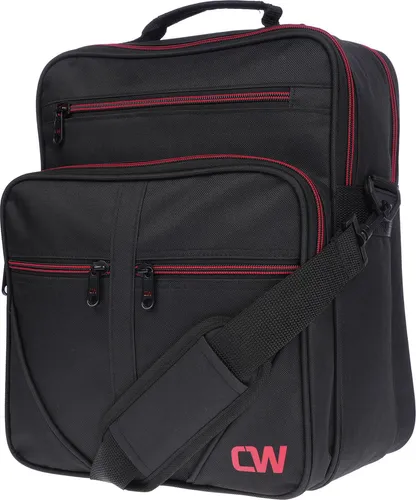Schwarze Herrentasche XXL Umhängetasche für Arbeit und Freizeit - Wasserabweisende Schultertasche aus robustem Polyester, ideal für Business und Reisen. Mit verstellbarem Trageriemen und praktischer Außentasche für schnellen Zugriff.