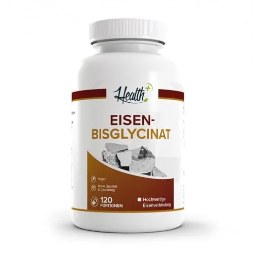 Health+ Eisenbisglycinat - 120 Kapseln