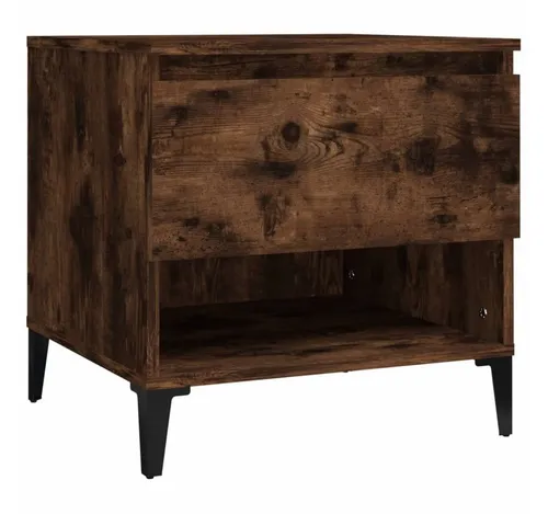 vidaXL Beistelltisch Räuchereiche 50x46x50 cm