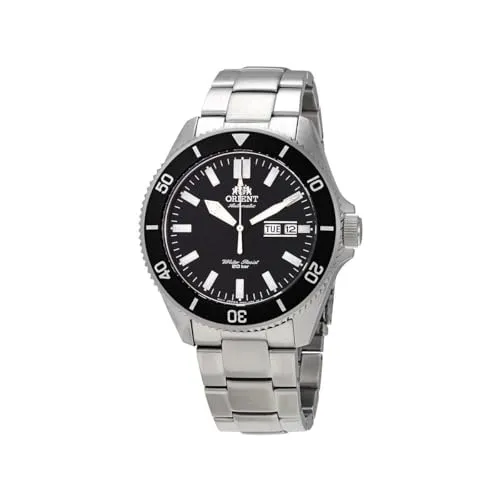 Orient Herren Analog Automatik Uhr RA-AA0008B19B - Armbanduhren für Herren mit grauem Edelstahlgehäuse, 44mm Durchmesser und 20 Bar Wasserdichtigkeit – ideal für jeden Anlass!
