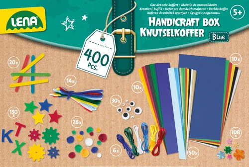 Simm Bastelkoffer (42715) - Kreatives Bastelset für Kinder - Der Simm Bastelkoffer (42715) bietet eine große Auswahl an Bastelmaterialien für kreative Projekte. Ideal für die Förderung der Fantasie und Geschicklichkeit beim Basteln.