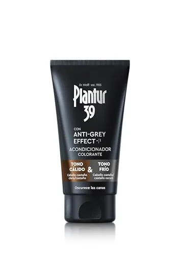 Plantur 39 Anti-Grey Colorant Conditioner 1 x 150 ml - Mit Repigmentierungseffekt - Conditioner für dunkleres braunes Haar - deckt das graue Haar sanft ab und verleiht natürlichen Glanz