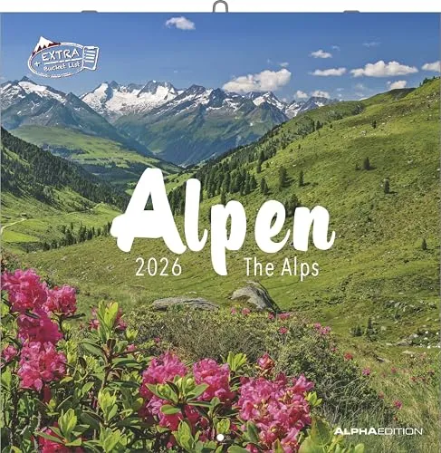 Alpha Edition Alpen 2026 Broschürenkalender