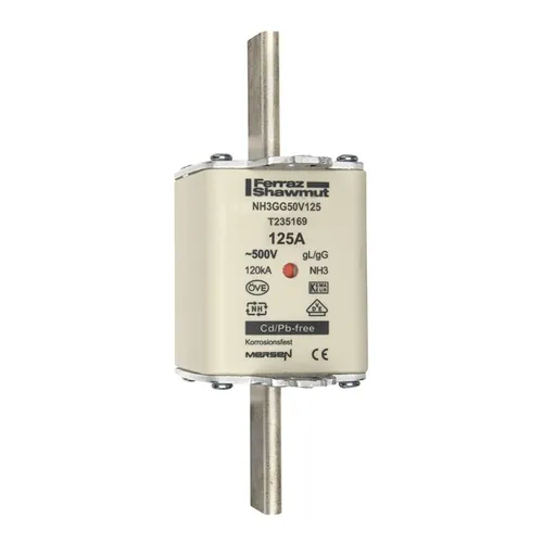 Mersen NH-Sicherungseinsatz SF NH3GG50V125 Niederspannung Hochleistung T235169