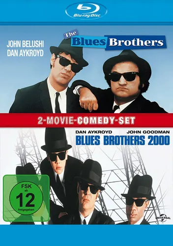 The Blues Brothers 1+2 - (Dan Aykroyd) # 2-BLU-RAY-NEU