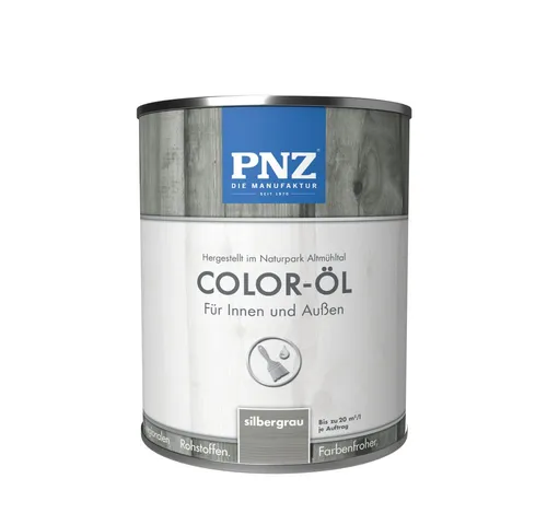 PNZ - Die Manufaktur Holzöl Color-Öl, farbenfroh, Renovierung oder Neuanstrich, Innen und Außen