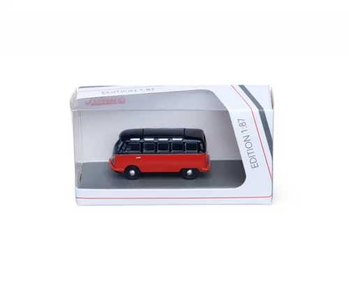 VW T1 Samba Rot/Schwarz / 1:87