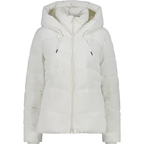 CMP Damen Jacke WOMAN JACKET FIX HOOD - Stylische CMP-Damenjacke mit Fixkapuze. Ideal für kalte Tage, bietet sie hervorragenden Schutz und Atmungsaktivität dank Feel Warm Flock. Leicht und komfortabel, perfekt für den urbanen Alltag.