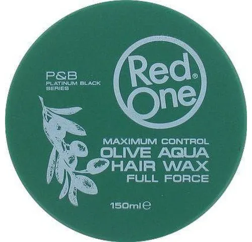 Red Haarwachs RED ONE Aqua Hair Gel Wax Dark Green 150ml