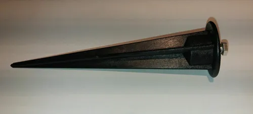 Produktbild Erdspieß 17cm Kunststoff zur Befestigung von kleinen LED-Flutern im Erdreich