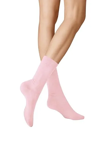 KUNERT Damen Socken Liz druckfreier Bund light lilac 1850 35-38