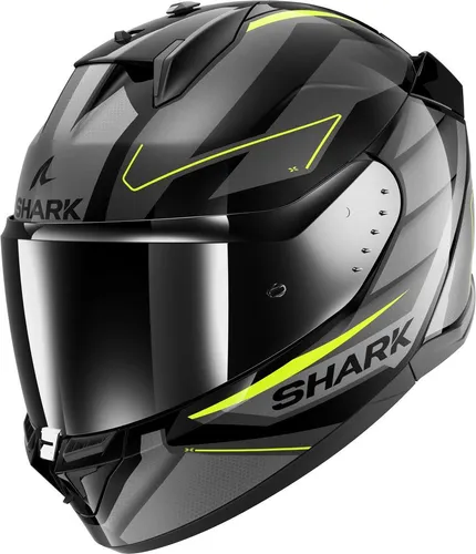 Shark D-Skwal 3 Sizler Helm, Schwarz/Grau/Gelb, 2XL (63/64) – Sportlich und Sicher - Der D-Skwal 3 Helm kombiniert aerodynamisches Design und hohen Tragekomfort. Mit kratzfestem Visier und Mikrometrischem Verschluss ist er der ideale Begleiter für Motorradfahrer, die Wert auf Sicherheit und Stil legen.