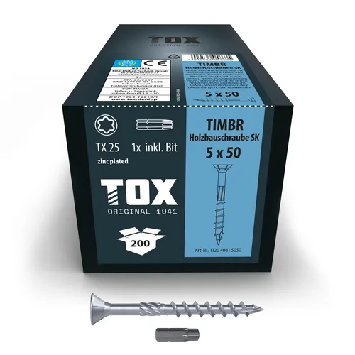 TOX TIMBR 5,0 x 50 SK (200 Stk.) von TOX