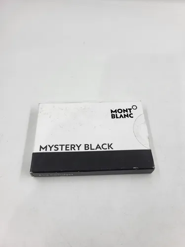 Montblanc Füllerpatronen 128197 Mystery Black, schwarz, auswaschbar, 8 Stück