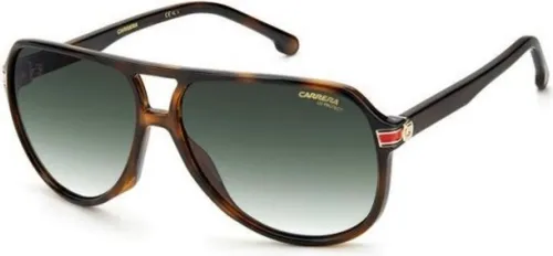Carrera Carrera1045s0 Sonnenbrille - Stilvolle Pilotenbrille für Herren - Sportbrillen mit 100% UV-Schutz und modernem Havana-Dekor, ideal für jeden Anlass und perfekt für dunkle Haare.