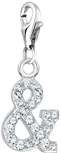 Nenalina Karabiner Charm Anhänger aus 925 Sterling Silber - Eleganter Charm für Bettelarmbänder aus hochwertigem 925er Sterlingsilber, ideal als Geschenk für besondere Anlässe und vielseitig kombinierbar.