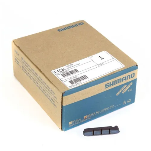 SHIMANO R55C4 Bremsbelag für Rennrad - Felgenbremsbelag für BR-9000, BR-7900, BR-7800, BR-6800, sorgt für optimale Bremsleistung und Sicherheit auf der Straße.