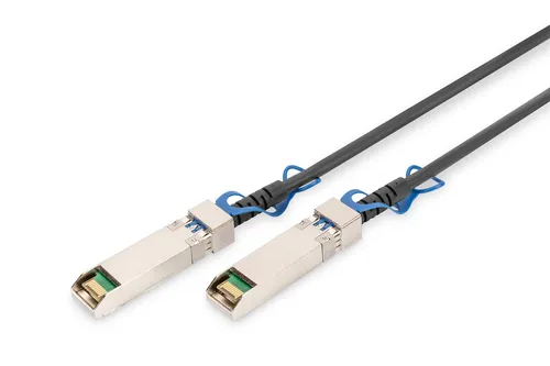 Digitus DN-81243 RJ45 LWL Anschlusskabel 3.00m - Multimedia & Netzwerk: Hochleistungsfähiges 25G SFP28 DAC Twinax Kabel für energieeffiziente 25G Ethernet Anwendungen, ideal für kurze Übertragungsdistanzen.