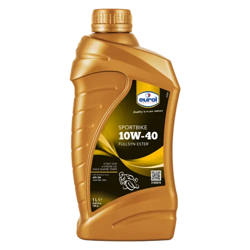 Eurol Volynthetic Motor Oil Sportbike 10W-40 für 4-Takt-Motorräde
