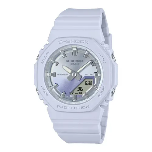 CASIO G-SHOCK Classic GMA-P2100SG-2AER - Damen Armbanduhr - Armbanduhren für Damen mit analog-digitaler Anzeige, stoßfest und wasserdicht bis 20 bar. Ideal für Sport und Alltag mit stylishen Fliederfarben und praktischen Funktionen wie Alarm und Weltuhr.