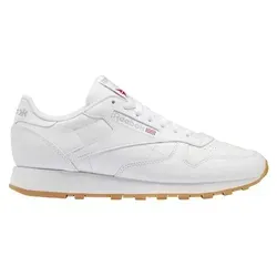 Reebok Classic CLASSIC LEATHER Sneaker weiß 36 EU - Sportlicher Sneaker in Größe 36, mit elegantem weißen Obermaterial aus Synthetik. Ideal für den Alltag, bietet er hohen Tragekomfort dank der EVA-Dämpfung und der leichten Gummisohle.