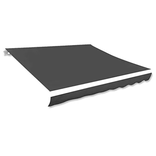 vidaXL Markisenstoff Sonnenschutz Anthrazit 300×250 cm von vidaXL