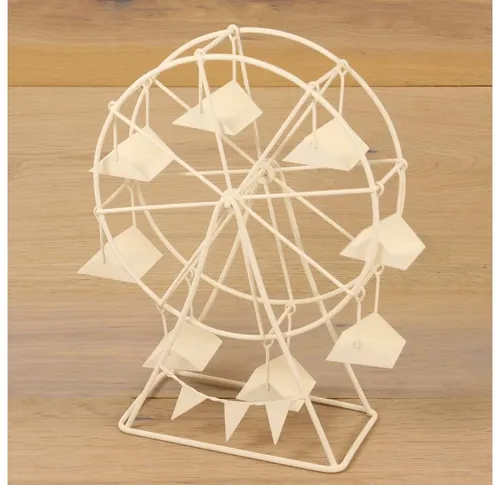 FADEDA Dekoobjekt FADEDA Riesenrad, weiß, Höhe in cm: 26 (1 St)