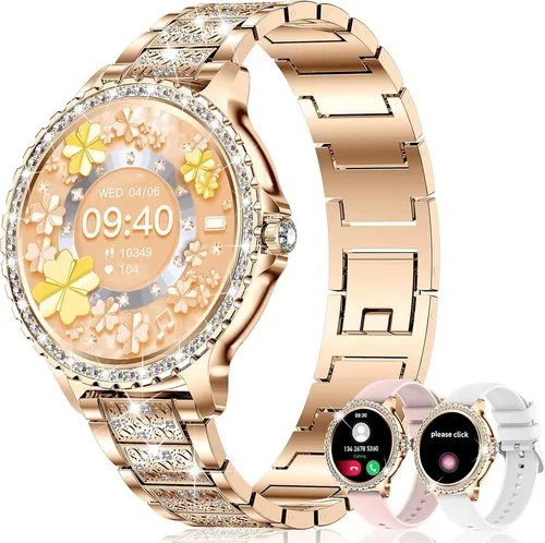 TUYOMA Damen Smartwatch mit Telefonfunktion - 1,91