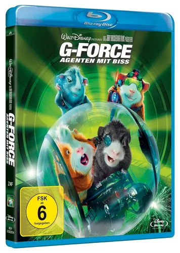 G-Force - Agenten mit Biss [Blu-ray] - Disney Animation für die ganze Familie, unterhaltsam und actionreich mit einer Spieldauer von 88 Minuten. Ideal für Kinder und Animation-Fans!