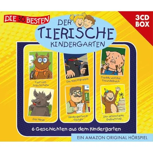 Die 30 besten: Der tierische Kindergarten - 3CD Hörspielbox (Lamp und Leute)