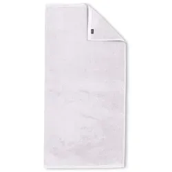 Vossen Gästetuch Vegan Life 40 x 60 cm Baumwolle Weiß in weiß von Vossen