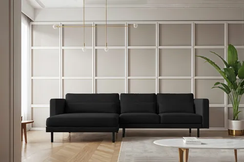 Kaiser Möbel Ecksofa L-form Dani in schwarz von Kaiser Möbel