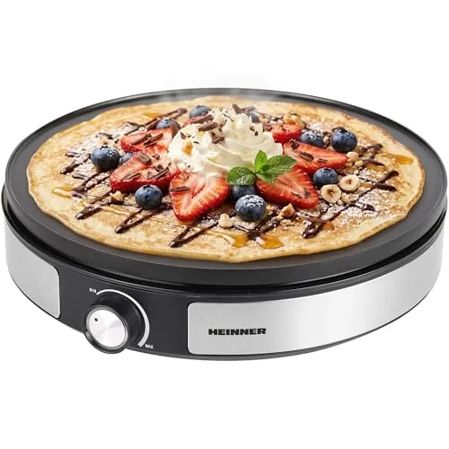 Heinner HCPM-F15RVSS Crêpe- und Pfannkuchenmaker
