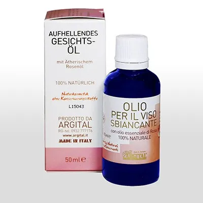 Aufhellendes Gesichtsöl 50ml - Tagespflege für strahlende Haut, revitalisiert und spendet Feuchtigkeit für einen frischen Look.