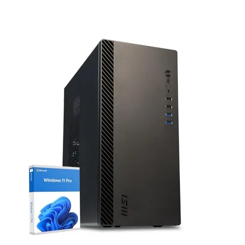 dcl24 Office Rechner i7 14700, UHD Grafik 770-1000GB SSD, 16GB DDR5, schneller Computer mit 20x5.4 GHz, WLAN, Windows 11 Pro Home PC für Büro und Homeoffice [20608]
